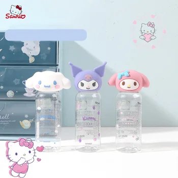 Kawaii Sanrios Anime Kuromi Cinnamoroll Moje Melódie Roztomilý Multifunkčný Cestovný Sub-Do Fliaš Lotion Fľaša Prázdna Fľaša Naplniteľné