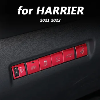 pre Toyota HARRIER 2021 2022 Auto interiérové doplnky svetlometov ovládanie tlačidlo patch sequin modifikácia