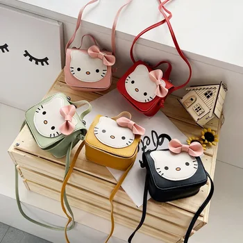 Hello Kitty Špeciály 2022 Nové Sanrios Cute Cat Detí Malým Batoh Mini Uhlopriečka Taška Taška cez Rameno Dekoratívne Mince Kabelku