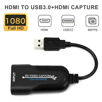 2021 Nové digitalizačné Karty Výhodné Kompaktné HDMI USB 3.0 2.0 Hra Zachytiť Kartu Grabber, HD Kamera, Záznam Live Streaming
