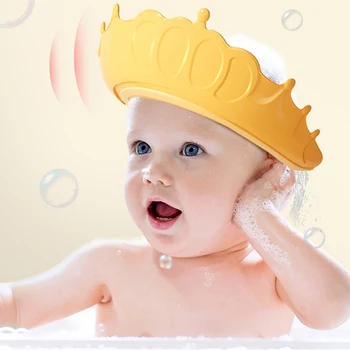 Dieťa Sprcha Spp Nastaviteľné Vlasy Umyť Klobúk pre Deti Ochranu Sluchu Bezpečné Deti Šampón Kúpanie Sprcha Chrániť Hlavu Krytie