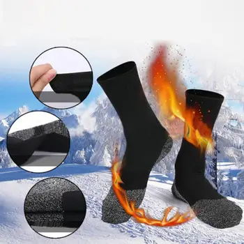 Termálne Ponožky Aluminized Vlákien Pre Športové A Vonku Foractivities Zimné Táborenie V7Z4