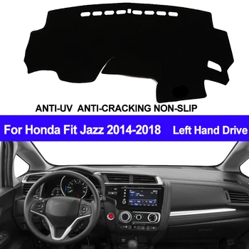 TAIJS Auto Panel Kryt Pre Honda Fit Jazz 3. 2014 2015 2016 2017 2018 Dash Mat Dash Pad DashMat Koberec ANti-UV NON-Slip