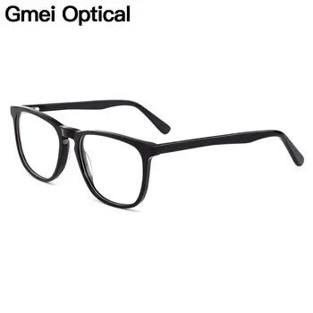 Gmei Optické Acetát Námestie Plné Rim Ženy Optické Okuliare Rámy Mužov Krátkozrakosť Presbyopia Okuliare S Jar Závesy YH6031