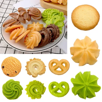Umelé Cookies Model Simulácie Hračka Falošné Koláč, Dezert Roztomilé Deti Foto Rekvizity Pečenie Kuchyňa Dekoratívne Ozdoby Dropship