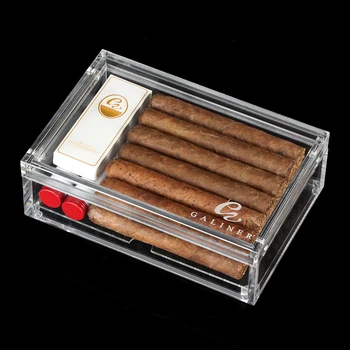 GALINER Domov Cigary Humidor Box Čisto Nové PVC Cigaru Prípade Cestovné Fit 11 - 30 CT Humidory S Vlhkosťou Zvlhčovač Luxusná Taška