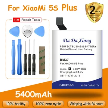 Doprava zadarmo 5400mAh BM37 Mobilný Telefón Pre Xiao Mi 5S Plus Batérie Mi5s + Nástroje