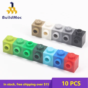 10PCS MOCAssembles Častice 87087 1x1 Blok DIY Stavebné Bloky s Hrčou Kompatibilný So Značkou Vzdelávacie Hračky Pre deti,