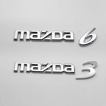 MAZDA 2 3 6 pôvodný list, auto nálepky logo Mazda 2 3 6 telo upravené príslušenstvo kufor chvost vzadu dekorácie odtlačkový