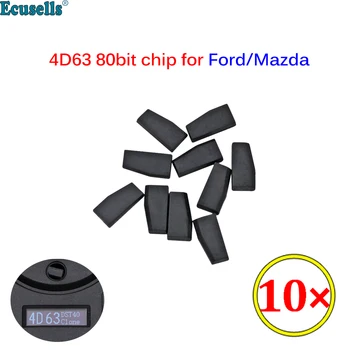 10pcs/veľa Auto Transpondér Čip kľúča Vozidla čip ID83 4D63 80Bit 4D ID63 čip pre Mazda pre Ford pre Lincoln pre Mecury