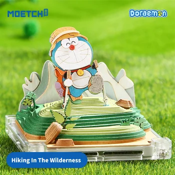 Moetch Doraemon Cartoon Mystery Box, Anime Postavy Hračka DIY Papier Remesiel Záľuby Darček Jednoduchá Montáž Deti, Dospelých 2022 Kreatívne Hračky
