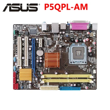 Originál ASUS P5QPL-AM 800Mhz 667Mhz DDR2 P5QPL SOM LGA 775 Doske uATX USB2.0 PCI-E X16 Desktop PC Doske Dosky Používané