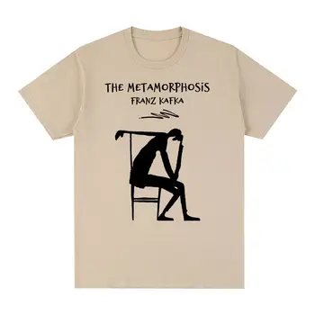 Franz Kafka Sa Metamorfózy Vintage T-shirt Klasické Bavlnené Mužov tričko Nové Tee Tričko Dámske Topy