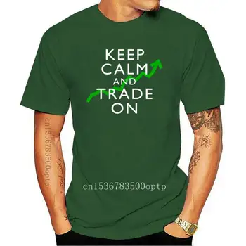 Čaj Udržať Pokoj A Obchodu Na T-Shirt Akciovom Trhu, Obchodník Tričko