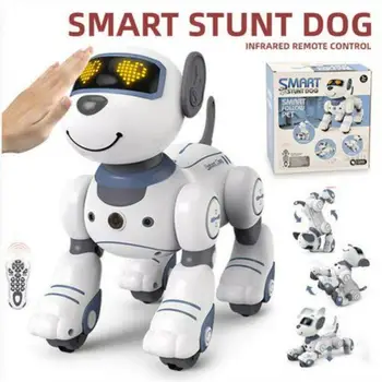Diaľkové Ovládanie Robota Pes Hračka Pre Deti Programovateľné Robotické Šteňa Smart Interaktívne Kúsok Robot Pes Hračka Pre Deti 3-8 Rok Darček