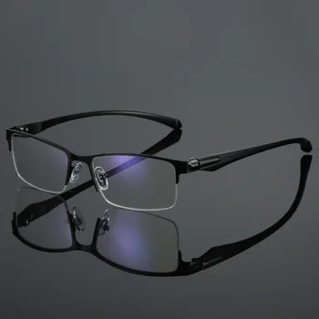 2020 Nové unisex business Krátkozrakosť okuliare pre mužov Kovový rám okuliarov proti modré svetlo Nearsighted Okuliare Okuliare -1.0 -2.5 -3.0