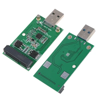 1Pc Mini USB 3.0 PCIE mSATA Externé SSD PCBA Conveter Karty Adaptéra