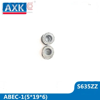 AXK S635ZZ Ložisko 5*19*6 mm ( 10 Ks ) ABEC-1 Trieda S635ZZ SS 635 Z Nehrdzavejúcej Ocele Miniatúrne S635 ZZ Guľkové Ložiská
