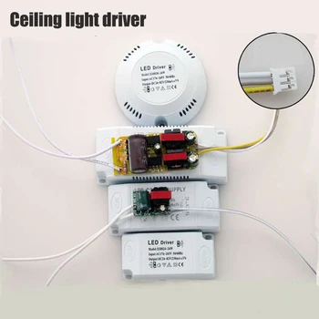 DALCAN 12-50W Stropné svietidlo Ovládač AC175-265V LED Transformátor, Dve Farby-Temp Napájanie pre Vnútorné Svetlo, DIY Príslušenstvo