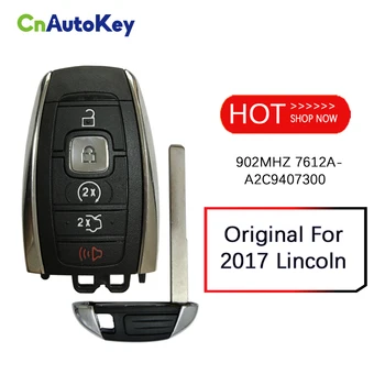 CN093002 Pôvodný Pre 2017 Lincoln Smart Key 5 Tlačidlo 902MHZ Fcc M3N-A2C9407300 164-R8226 5933990 M3N-A2C94078000 Ic: 7612A-A2C