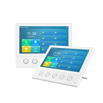 SIP Vnútorný Stanice Video Interkom Monitor Ploche Wall Mount VoIP Viewer Tablet za Apartmán Office