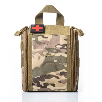 Vojenské Taktické Camping Prvá Pomoc kit Bag Prázdne Lekárska Taška Čierna Vonkajšie Prežitie Prvú Pomoc Vybavenie na Prežitie