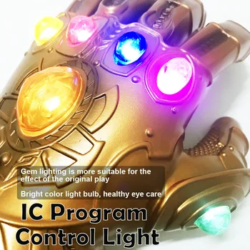 LED Chip Module Halloween Iron Man Thor Rukavice Kameň Matice Klasu Magnetické LED Kamene, Drahokamy Kamene pre Rozoberateľné Rukavice Led Svetlá
