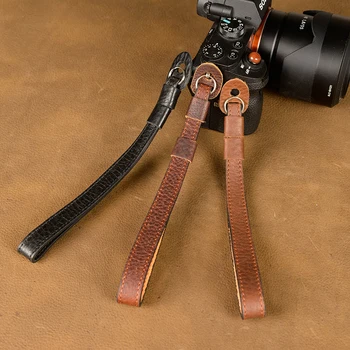 Hand-made spoločnosti Leica M240 Sony A7RM2 Fuji X100F Fotoaparát Náramok Fotoaparát Ruke Lano