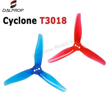 DALPROP Nové Cyclone T3018 3-Blade 3 Otvor Vrtule Kompatibilné 1.8 mm Montážny Otvor pre FPV RC Racing Drone