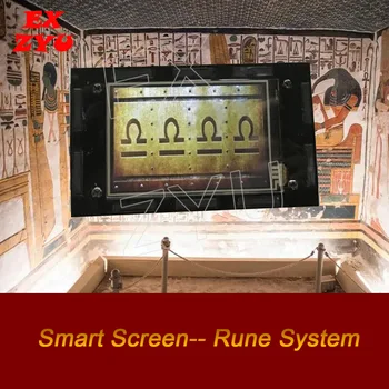 Uniknúť hra smart screen rune prop runa systému Egypt Rune nastaviť 4 Runy unclock uniknúť izba rune rekvizity EX ZYU
