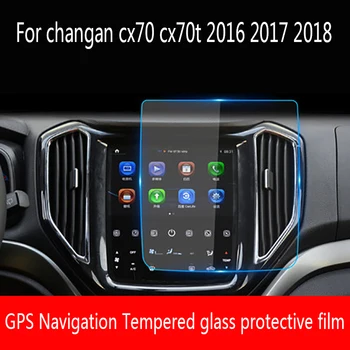 Pre changan cx70 cx70t 2016 2017 2018 auta gps navigácie dotykový displej ochranné LCD displej, Tvrdené sklo, fólia Interiér nálepky