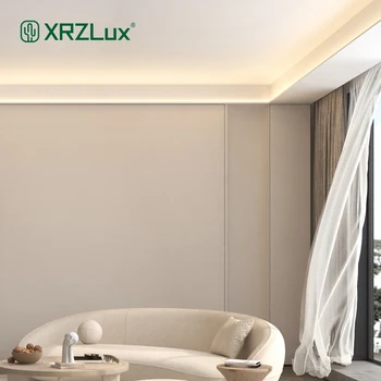 XRZLux 1m Vložené Trimless LED Hliníkový Profil Skryté, Sadrokartón sadrokartón Podsvietenie Strop Lineárne Pevného Bar Pásy, Osvetlenie