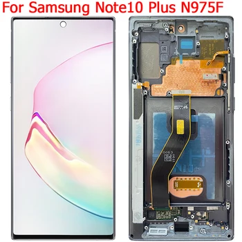 Pôvodný Pre Samsung Galaxy Note10 Plus Displej LCD Displej S Rámom 6.8