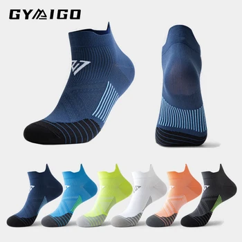 GYMIGO 4 Páry Unisex Športové Ponožky, Nové Anti-pot Ženy Ponožky Mužov, Priedušné Bežecké Ponožky Rýchle Suché Fitness Nízky Rez Ponožky