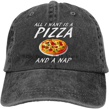 Všetko, čo Chcem je Pizza a Netýka Potravín Klobúk Spp Vintage Džínsy Trucker Klobúk Telocvični Klobúk pre Mužov a Ženy