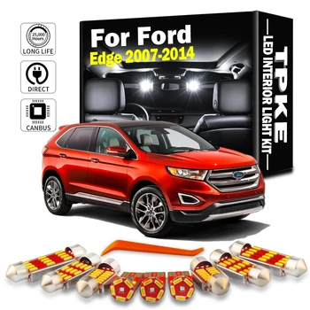 TPKE Pre Ford Edge 2007 2008 2009 2010 2011 na roky 2012-2014 Canbus bez Chýb Interiérové LED Čítanie Mapy Dome Light Kit Auto Príslušenstvo