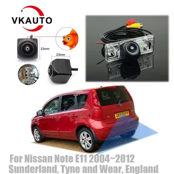 VKAUTO Rybie Oko parkovacia Kamera Pre Nissan Poznámka E11 Anglicko 2004 2005 2006 2007~2012 CCD HD Reverznej Parkovanie Zálohy AHD/CVBS
