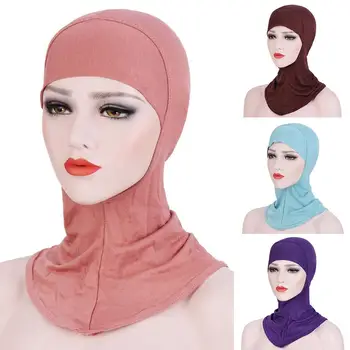 2020 Nové Elegantné Skromné Ženy Bublina Šifón Pevné Oversizes Moslimských Hlavu Šatku Dámy Šatkou a Zábal Žena Foulard Hidžáb