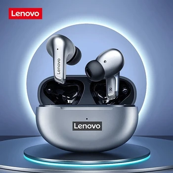 Originálne Lenovo LP5 Bezdrôtové Slúchadlá Bluetooth Slúchadlá HiFi Stereo Športové Nepremokavé Slúchadiel do uší Potlačením Hluku Headsety