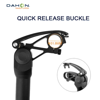 DAHON 28.6 mm 31.8 mm Skladací Bicykel Rýchly Vydanie Výškovo Nastaviteľný Uhol Malé Koleso Bicykla Časti Prednej Vidlice Kmeňových Adaptér