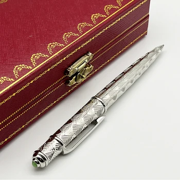 Luxus, Kvalita Klasické Guľôčkové Pero Z Nerezovej Ocele Ragging Písanie Hladké Office Kancelárske Potreby