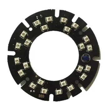 Priemer 60 mm 24x IR LED SMD spotlight IR LED rada Pre vonkajšie nepremokavé bezpečnostné CCTV kamera Nočného videnia dodatočné svetlo