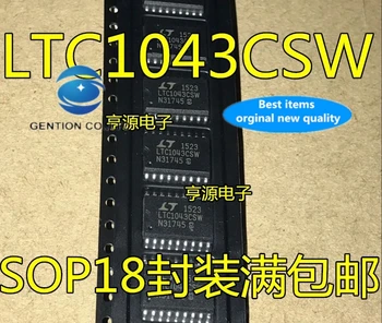 5 KS LTC1043CSW stabilizátor čip LTC1043 SOIC-18 skladom 100% nové a originálne