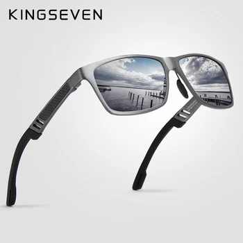 Nové KINGSEVEN Polarizované slnečné Okuliare Mužov Značky Dizajnér Male Retro Slnečné Okuliare Okuliare oculos gafas de sol masculino