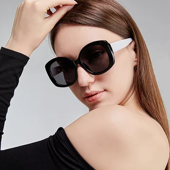Nadrozmerné Okuliare Ženy, Luxusné Značky Kvality Kola Ženskej Slnečné Okuliare Trend Veľký Rámom Slnečné Okuliare Retro Gradient Okuliare