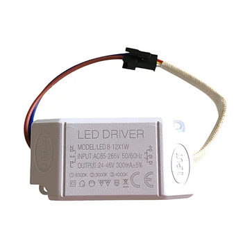 LED Konštantný prúd vodič 3W 6W 8W 12W 18W 20W 25W 30W 36W Nastaviteľné dvojité teplotu farieb a jasu LED driver