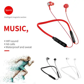 Bezdrôtová Bluetooth Slúchadlá Nepremokavé Športové Bežecké Slúchadlá Magnetické HiFi Zvuk, Kvalitný Stereo Headset pre hudbu