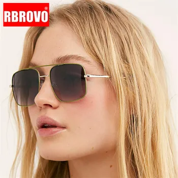 RBROVO 2021 Vintage Zliatiny Námestie slnečné Okuliare Ženy Módne Retro Malé Ženské Slnečné Okuliare UV400 Okuliare Nakupovanie Príslušenstvo