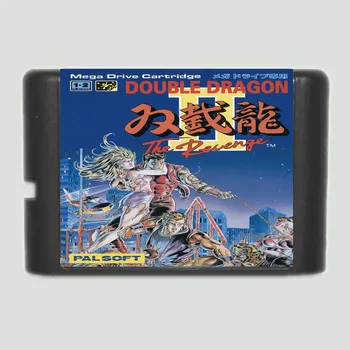 Dvojité Dragong II Revenge Hra Kazety Najnovšie 16 bit Hra Karty Pre Sega Mega Drive / Genesis Systém