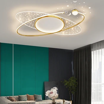 Nový Moderný LED Stropné Svietidlá pre spálne, Obývacia izba, Jedáleň svietidlo Akryl Námestie Okrúhle Stropné svietidlo pre domáce osvetlenie